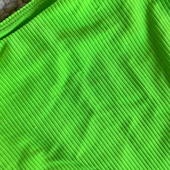 Frankie’s Bikinis Jenna High Waist Bikini Bottom Size S Neon Green - Picture 5 of 5